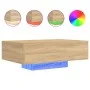 Coffee table with LED lights Sonoma oak 85x55x31 cm by , Coffee table - Ref: Foro24-836611, Price: 62,50 €, Discount: %