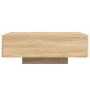 Coffee table with LED lights Sonoma oak 85x55x31 cm by , Coffee table - Ref: Foro24-836611, Price: 62,50 €, Discount: %
