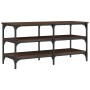 Schuhbank aus Holzwerkstoff Eiche braun 100x38,5x49 cm von , Bänke für Hallen und Lager - Ref: Foro24-839047, Preis: 63,43 €,...
