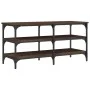 Shoe bench engineered wood oak brown 100x38.5x49 cm by , Benches for halls and storage - Ref: Foro24-839047, Price: 62,64 €, ...
