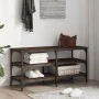 Shoe bench engineered wood oak brown 100x38.5x49 cm by , Benches for halls and storage - Ref: Foro24-839047, Price: 62,64 €, ...