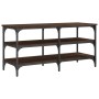 Shoe bench engineered wood oak brown 100x38.5x49 cm by , Benches for halls and storage - Ref: Foro24-839047, Price: 63,43 €, ...