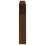 LED headboard engineered wood brown oak 200x18.5x103.5 cm by , Headboards and footboards - Ref: Foro24-837371, Price: 116,35 ...
