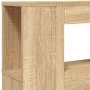 Cabecero LED madera ingeniería roble Sonoma 200x18,5x103,5 cm de , Cabeceros y pies de cama - Ref: Foro24-837367, Precio: 91,...