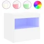 Nachttisch mit weißen LED-Leuchten 50x40x45 cm von , Nachttische - Ref: Foro24-836763, Preis: 62,76 €, Rabatt: %