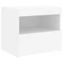 Nachttisch mit weißen LED-Leuchten 50x40x45 cm von , Nachttische - Ref: Foro24-836763, Preis: 62,76 €, Rabatt: %