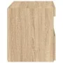 Bedside tables with LED lights 2 pcs Sonoma oak 50x40x45 cm by , Nightstands - Ref: Foro24-836768, Price: 78,70 €, Discount: %