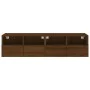 TV-Wandmöbel 2 Stück braunes Eichenholz 60x30x30 cm von , TV-Möbel - Ref: Foro24-836867, Preis: 73,35 €, Rabatt: %