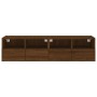 TV-Wandmöbel 2 Stück braunes Eichenholz 60x30x30 cm von , TV-Möbel - Ref: Foro24-836867, Preis: 74,58 €, Rabatt: %