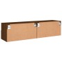 TV-Wandmöbel 2 Stück braunes Eichenholz 60x30x30 cm von , TV-Möbel - Ref: Foro24-836867, Preis: 74,58 €, Rabatt: %