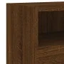 TV-Wandmöbel 2 Stück braunes Eichenholz 60x30x30 cm von , TV-Möbel - Ref: Foro24-836867, Preis: 73,35 €, Rabatt: %