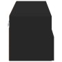 Mueble de pared para TV madera de ingeniería negro 100x30x30 cm de , Muebles TV - Ref: Foro24-836884, Precio: 56,48 €, Descue...