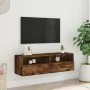 TV-Wandschrank aus Holzwerkstoff, geräucherte Eiche, 100 x 30 x 30 cm von , TV-Möbel - Ref: Foro24-836890, Preis: 60,97 €, Ra...