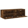 TV-Wandschrank aus Holzwerkstoff, geräucherte Eiche, 100 x 30 x 30 cm von , TV-Möbel - Ref: Foro24-836890, Preis: 62,09 €, Ra...