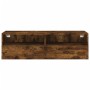 TV-Wandschrank aus Holzwerkstoff, geräucherte Eiche, 100 x 30 x 30 cm von , TV-Möbel - Ref: Foro24-836890, Preis: 62,09 €, Ra...
