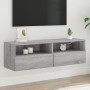 Sonoma TV-Wandschrank aus Holzwerkstoff, grau, 100 x 30 x 30 cm von , TV-Möbel - Ref: Foro24-836892, Preis: 63,84 €, Rabatt: %