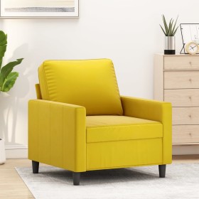 Gelber Samtsessel 60 cm von , Sofas - Ref: Foro24-359185, Preis: 140,15 €, Rabatt: %