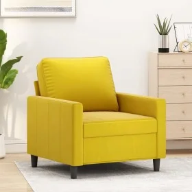 Gelber Samtsessel 60 cm von , Sofas - Ref: Foro24-359185, Preis: 132,45 €, Rabatt: %