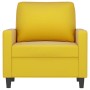 Yellow velvet armchair 60 cm by , Sofas - Ref: Foro24-359185, Price: 140,15 €, Discount: %