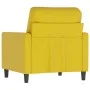 Gelber Samtsessel 60 cm von , Sofas - Ref: Foro24-359185, Preis: 132,45 €, Rabatt: %