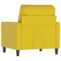Yellow velvet armchair 60 cm by , Sofas - Ref: Foro24-359185, Price: 140,15 €, Discount: %