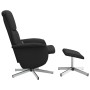 Relax-Massagesessel mit Fußstütze aus schwarzem Stoff von , Sessel - Ref: Foro24-356680, Preis: 153,03 €, Rabatt: %