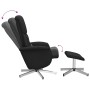 Relax-Massagesessel mit Fußstütze aus schwarzem Stoff von , Sessel - Ref: Foro24-356680, Preis: 153,03 €, Rabatt: %
