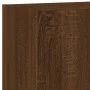 Mueble TV de pared madera ingeniería marrón roble 40,5x30x60 cm de , Muebles TV - Ref: Foro24-836922, Precio: 37,56 €, Descue...