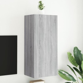 Sonoma grauer Wand-TV-Schrank aus Holzwerkstoff, 40,5 x 30 x 90 cm von , TV-Möbel - Ref: Foro24-836929, Preis: 56,25 €, Rabat...