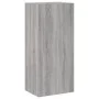 Sonoma gray engineered wood wall TV cabinet 40.5x30x90 cm by , TV Furniture - Ref: Foro24-836929, Price: 55,45 €, Discount: %