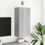 Sonoma gray engineered wood wall TV cabinet 40.5x30x90 cm by , TV Furniture - Ref: Foro24-836929, Price: 56,25 €, Discount: %
