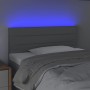 Hellgraues Stoffkopfteil mit LED 100x5x78/88 cm von vidaXL, Kopf- und Fußteile - Ref: Foro24-3121742, Preis: 38,16 €, Rabatt: %