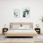 Mesitas de noche de pared con luces LED 2 unidades roble marrón de , Muebles TV - Ref: Foro24-837077, Precio: 56,17 €, Descue...