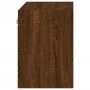Wall bedside tables with LED lights 2 units brown oak by , TV Furniture - Ref: Foro24-837077, Price: 56,17 €, Discount: %