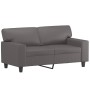Sofá de 2 plazas de cuero sintético gris 120 cm de , Sofás - Ref: Foro24-359414, Precio: 225,68 €, Descuento: %