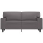 Sofá de 2 plazas de cuero sintético gris 120 cm de , Sofás - Ref: Foro24-359414, Precio: 225,68 €, Descuento: %