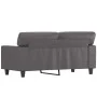 Gray synthetic leather 2-seater sofa 120 cm by , Sofas - Ref: Foro24-359414, Price: 222,33 €, Discount: %