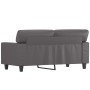 Sofá de 2 plazas de cuero sintético gris 120 cm de , Sofás - Ref: Foro24-359414, Precio: 225,68 €, Descuento: %
