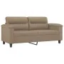 2-seater sofa in cappuccino-colored synthetic leather 140 cm by , Sofas - Ref: Foro24-359587, Price: 227,82 €, Discount: %