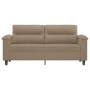 2-seater sofa in cappuccino-colored synthetic leather 140 cm by , Sofas - Ref: Foro24-359587, Price: 231,40 €, Discount: %