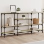 Sonoma oak engineered wood console table 160x29x80 cm by , Side tables - Ref: Foro24-839064, Price: 87,83 €, Discount: %