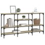 Konsolentisch aus Sonoma-Eichenholzwerkstoff, 160 x 29 x 80 cm von , Seitentische - Ref: Foro24-839064, Preis: 87,83 €, Rabat...