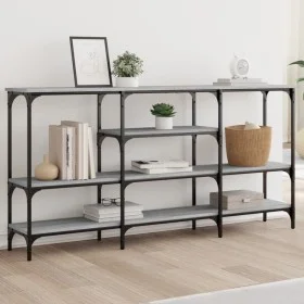 Sonoma gray engineered wood console table 160x29x80 cm by , Side tables - Ref: Foro24-839066, Price: 84,05 €, Discount: %