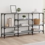 Sonoma gray engineered wood console table 160x29x80 cm by , Side tables - Ref: Foro24-839066, Price: 85,10 €, Discount: %