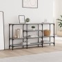 Sonoma gray engineered wood console table 160x29x80 cm by , Side tables - Ref: Foro24-839066, Price: 85,10 €, Discount: %