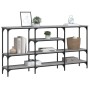 Sonoma gray engineered wood console table 160x29x80 cm by , Side tables - Ref: Foro24-839066, Price: 85,10 €, Discount: %