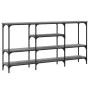 Sonoma gray engineered wood console table 160x29x80 cm by , Side tables - Ref: Foro24-839066, Price: 84,05 €, Discount: %