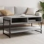 Sonoma-Couchtisch aus grauem Sperrholz, 90 x 50 x 45 cm von , Couchtisch - Ref: Foro24-838971, Preis: 49,21 €, Rabatt: %