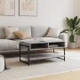 Sonoma-Couchtisch aus grauem Sperrholz, 90 x 50 x 45 cm von , Couchtisch - Ref: Foro24-838971, Preis: 49,21 €, Rabatt: %