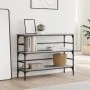 Sonoma gray engineered wood console table 100x32x75 cm by , Side tables - Ref: Foro24-839051, Price: 62,71 €, Discount: %